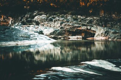 Scenic view of cave