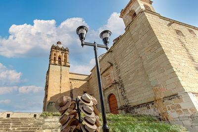 Low angle view of historic building against sky