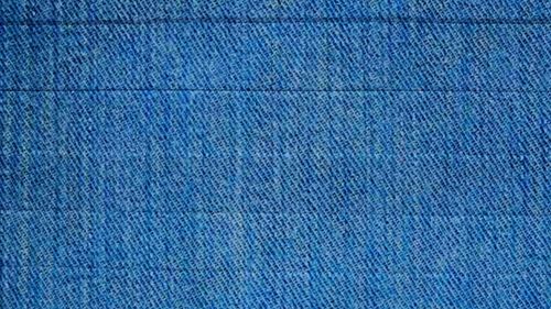 Detail shot of blue wall