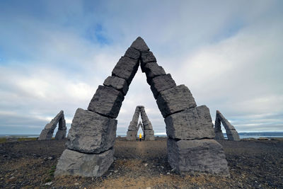 The arctic henge, iceland