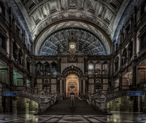 Interior of antwerp central station