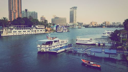 View of city at waterfront