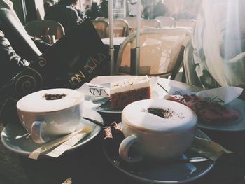 Close-up of coffee cup