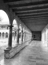 Corridor of historic building