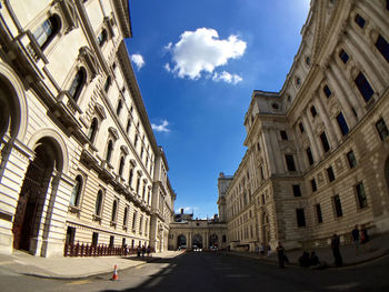 View of buildings in city