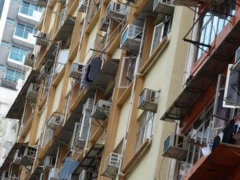 Low angle view of residential buildings