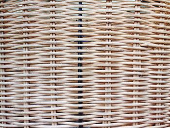 Full frame shot of wicker basket