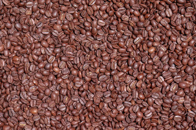 Full frame shot of coffee beans