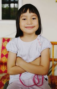 Portrait of a smiling girl