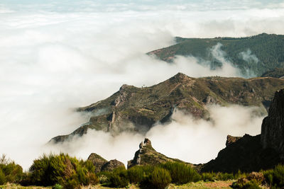 View from pico do arieiro mountain top