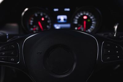 Close-up of vintage car