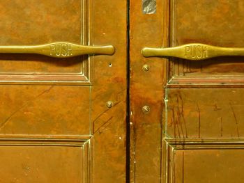 Full frame shot of closed door