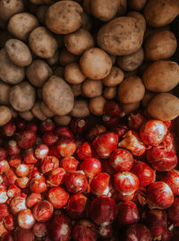 Full frame shot of vegetables 