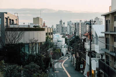 Buildings in city