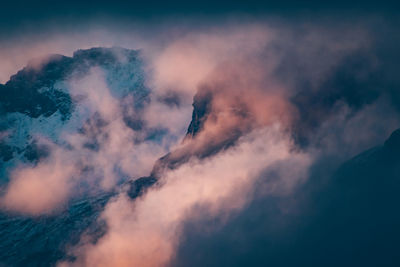 Low angle view of clouds in sky