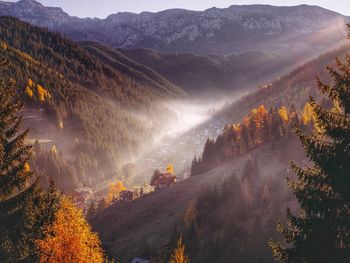 Scenic view of mountains