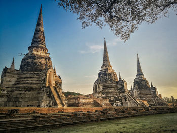 Temple against sky