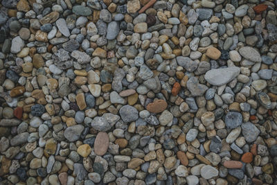 Full frame shot of pebbles