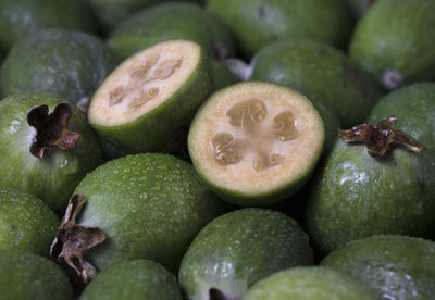 Full frame shot of fruits in market