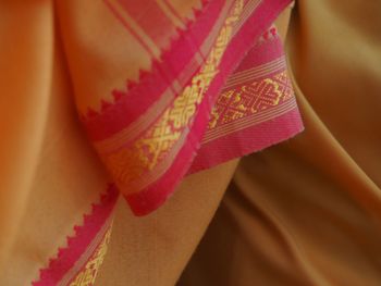 Full frame shot of sari