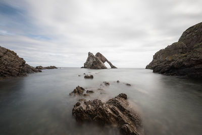 Panoramic view of sea against sky