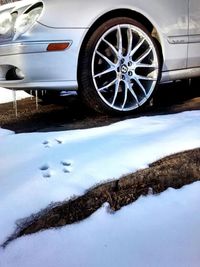 Car on road