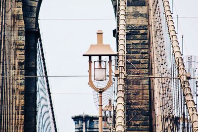 Lampost on bridge 