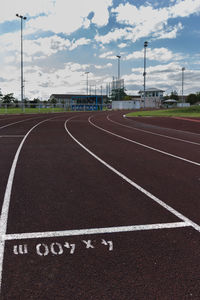 View of empty road