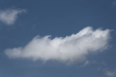 Low angle view of clouds in sky