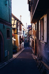 Street amidst buildings in city