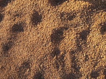 Full frame shot of sand