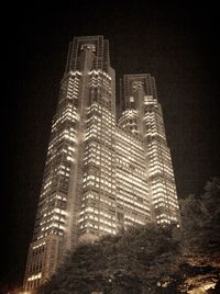 Low angle view of modern buildings