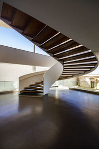 Staircase in modern building