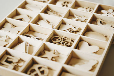 Close-up of toy blocks