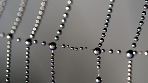 Full frame shot of pearl jewelry