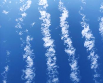 Low angle view of blue sky