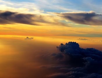 Dramatic sky at sunset