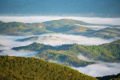 Scenic view of landscape against sky