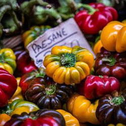 Full frame shot of bell peppers