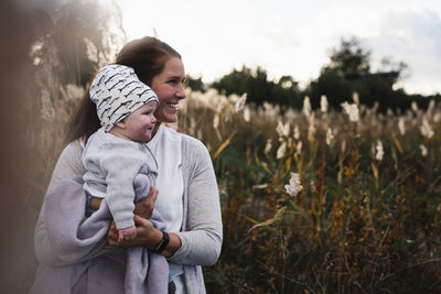 Mother with daughter