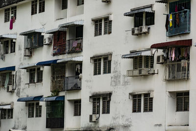 Low angle view of residential building