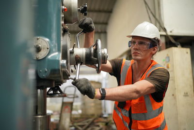 Man working in factory