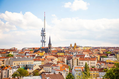 View of buildings in city