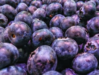 Full frame shot of blackberries