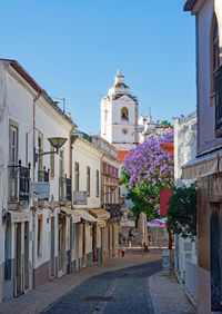 View of historic building against clear sky