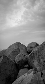 Rock formations against sky