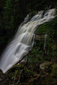 Stream flowing through rocks