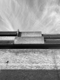 Low angle view of building against sky