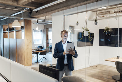 Man standing in front of building