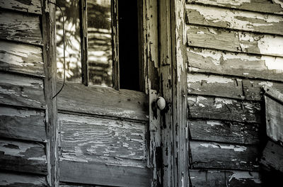 Full frame shot of wooden door